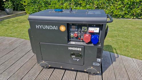 Aggregraat Hyundai HHDD85 - 0 uren, Doe-het-zelf en Verbouw, Aggregaten, Zo goed als nieuw, Benzine, Minder dan 5 kVA, Ophalen