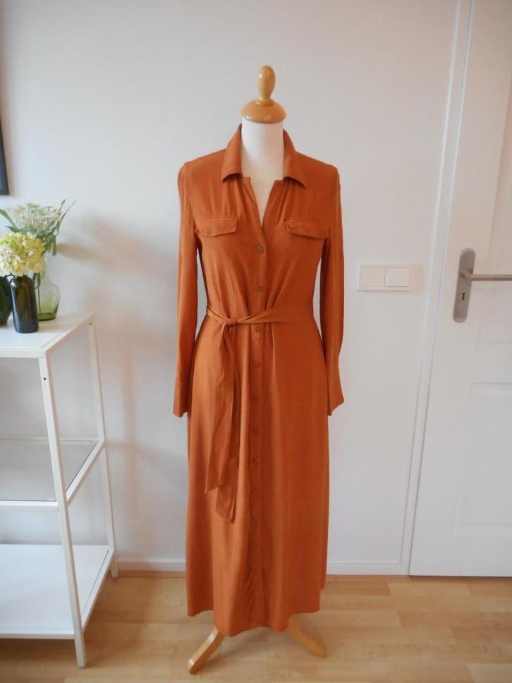 Jurk van & Other Stories, maat 38, Kleding | Dames, Jurken, Zo goed als nieuw, Maat 38/40 (M), Bruin, Boven de knie, Ophalen of Verzenden