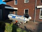 Lodestar met mercury en pega trailer., Watersport en Boten, Rubberboten, Aluminium, Zo goed als nieuw, Benzine, Minder dan 70 pk