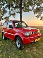 Suzuki Jimny 1.3 JLX 4WD 2004 Rood. Zwarte bekl. Nwe APK, Auto's, Suzuki, Stof, Zwart, 4 cilinders, 4 stoelen