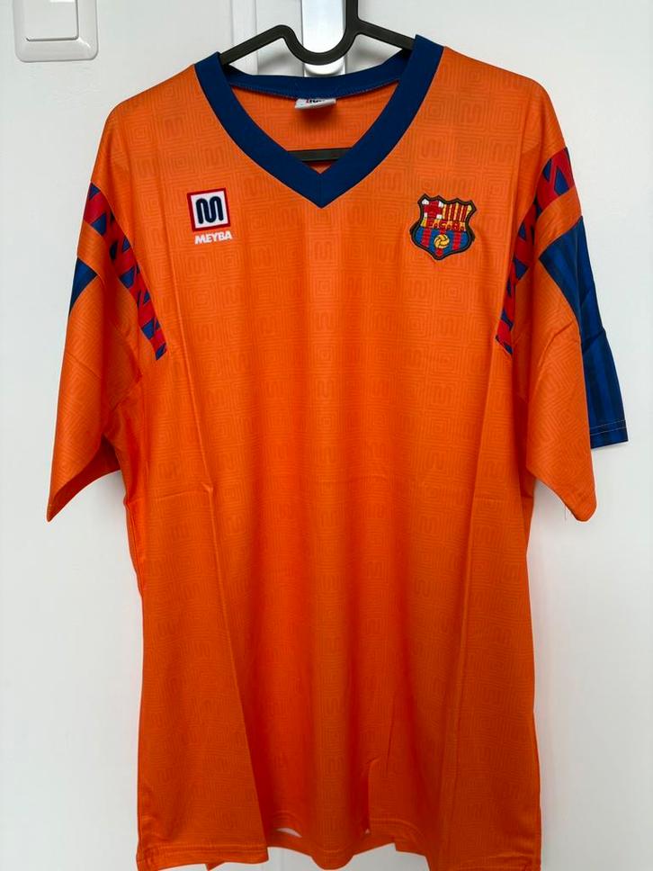 Retro Barcelona 1992 Europa cup 1 koeman Cruyff vintage, Sport en Fitness, Voetbal, Nieuw, Shirt, Maat L, Ophalen of Verzenden