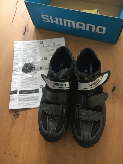 Shimano SH-M077 Mountainbikeschoen, GRAY-BLACK 46, Fietsen en Brommers, Fietsaccessoires | Fietskleding, Nieuw, Dames, Heren, Schoenen