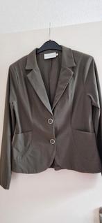 Helena Hart colbert blazer jasje legergroen medium travelstf, Kleding | Dames, Maat 38/40 (M), Zo goed als nieuw, Jasje, Groen