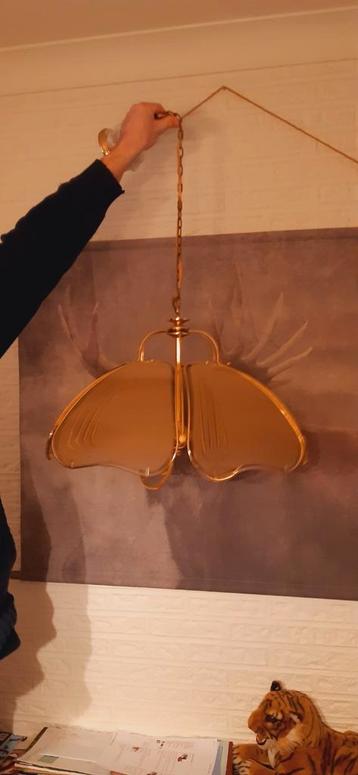 Vintage hanglamp Hollywood Regency stijl. beschikbaar voor biedingen