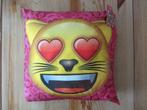 Nieuw kussen met emoticons, Ophalen of Verzenden, Nieuw, Kleed of Kussen