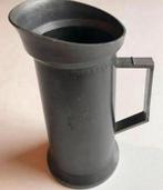 Tinnen maatbeker 1/2 liter Engeltjes Tin gemerkt, Antiek en Kunst, Ophalen of Verzenden
