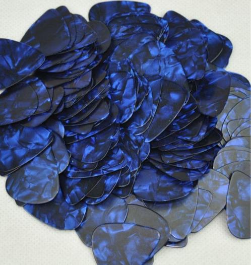 GRATIS VERZENDING!! 100 celluloid plectrums Pearl Blauw, Muziek en Instrumenten, Instrumenten | Onderdelen, Nieuw, Ophalen of Verzenden