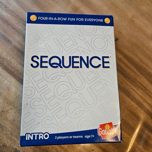 Sequence Intro Bordspel - Goliath, Hobby en Vrije tijd, Gezelschapsspellen | Bordspellen, Zo goed als nieuw, Een of twee spelers