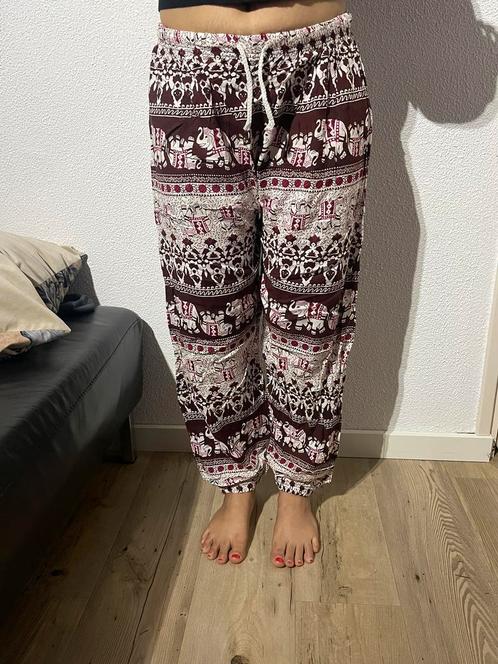 Thai elephant pants, harem broek, olifant print, Kleding | Heren, Broeken en Pantalons, Ophalen of Verzenden