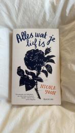 Soft cover boek alles wat je lief is nicola yoon, Ophalen of Verzenden, Zo goed als nieuw, Nicola yoon, Nederland