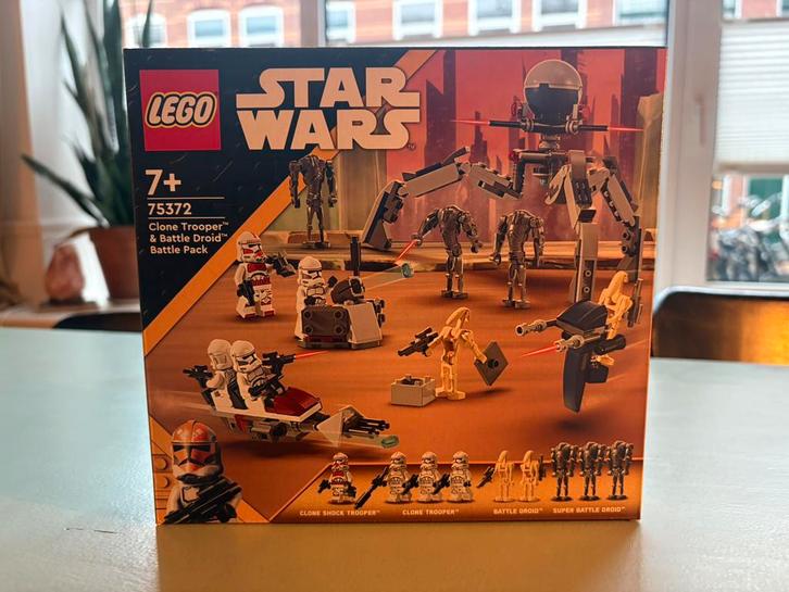 Lego Star Wars 75372 Clone Trooper & Droid Battle Pack, Kinderen en Baby's, Speelgoed | Bouwstenen, Nieuw, Ophalen of Verzenden