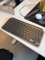 Logitech MX Keys Mini Toetsenbord, Computers en Software, Toetsenborden, Ophalen, Multimediatoetsen, Zo goed als nieuw, Draadloos
