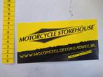 Leuke sticker.  Motorcycle Storehouse.  HARLEY DAVIDSON., Ophalen of Verzenden, Zo goed als nieuw