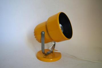 vintage geel wandlamp Växjö Zweden Aneta Belysning '70