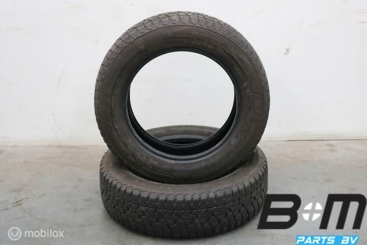 2 x 1856515 88T Firestone Winterhawk 2 met 4mm 185 65 15, Auto-onderdelen, Banden en Velgen, Band(en), Gebruikt