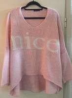 Oversized trui met NICE opdruk, Made in Italy, Maat 42/44 (L), Ophalen of Verzenden, Zo goed als nieuw