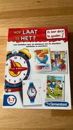 Hoe laat is het, leer door te spelen (Clementoni), Ophalen of Verzenden, Zo goed als nieuw, Puzzelen