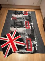 Dekbedovertrek London 1 persoons 140x200, Huis en Inrichting, Ophalen of Verzenden, Gebruikt, Eenpersoons, Dekbedovertrek