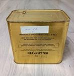 de gruyter noodbiscuit blik 1962, Ophalen of Verzenden, Gebruikt, Overige, Overige merken