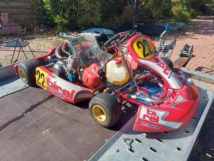 Birel Kart 125cc Schakel - Raceklaar!, Sport en Fitness, Karting, Gebruikt, Kart, Ophalen of Verzenden