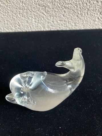 presse papier WALVIS helder glas PUNTGAAF beschikbaar voor biedingen