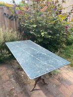 Fraai Marmeren Tafelblad voor eettafel/tuintafel, Ophalen, Overige materialen, 50 tot 100 cm, Zo goed als nieuw