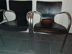 Stapelstoelen houten stoelen design, Huis en Inrichting, Stoelen, Ophalen, Gebruikt, Bruin, Vier