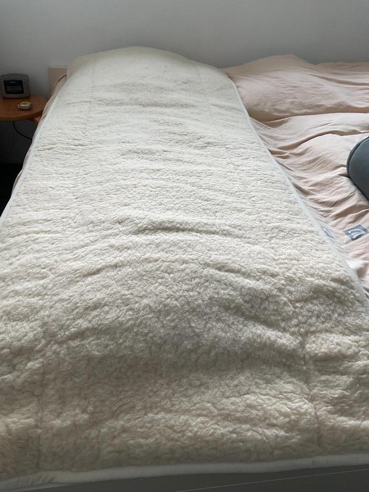 Wollen onderdeken 2 stuks, Huis en Inrichting, Slaapkamer | Beddengoed, Zo goed als nieuw, Overige typen, Overige maten, Overige kleuren