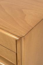 50's Dressoir met vitrine deel en messing details SALE, Ophalen, Gebruikt, Glas, Vintage