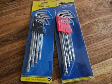 Inbussleutelset 9 Delig INCH +  9 delig Torx  € 10,00 beschikbaar voor biedingen