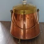 Vintage Koperen doofpot met Deksel, Ophalen of Verzenden, Koper