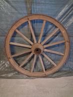 Oud houten wagenwiel, Antiek en Kunst, Ophalen of Verzenden