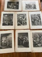 Oude religieuze prenten - Set van 15, Antiek en Kunst, Kunst | Etsen en Gravures, Ophalen of Verzenden