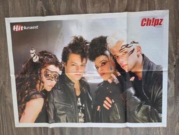 2 Grote xl posters van de band Ch!pz  beschikbaar voor biedingen