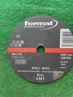Format Slijpschijf 180x3x22mm, Ophalen of Verzenden, Nieuw