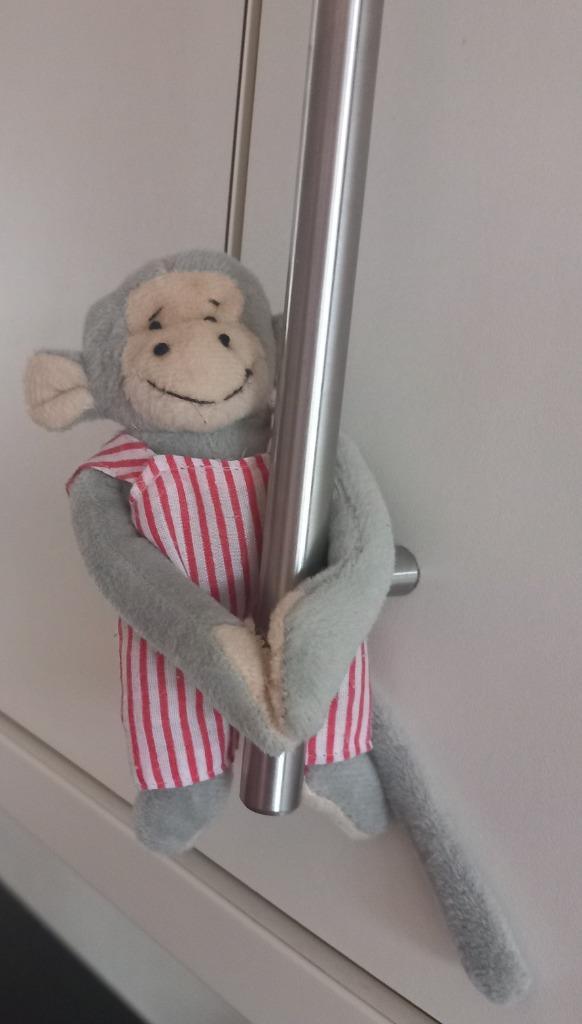 Aapje Pippo knuffeltje knuffelbeest 12cm, Kinderen en Baby's, Speelgoed | Knuffels en Pluche, Zo goed als nieuw, Overige typen