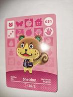 Amiibo Sheldon 031 Animal Crossing, Nieuw, Ophalen of Verzenden