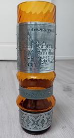 Vintage glazen vaas - Poznan, Overige kleuren, Ophalen of Verzenden, Minder dan 50 cm, Glas