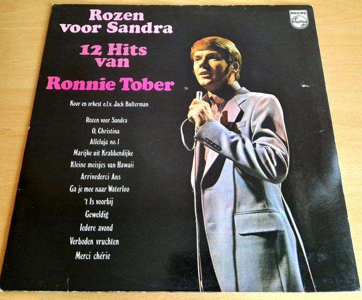Ronnie Tober – Rozen Voor Sandra - 12 Hits Van Ronnie Tober, Cd's en Dvd's, Vinyl | Nederlandstalig, Gebruikt, Levenslied of Smartlap
