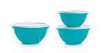 Tupperware Wonderkommen Set 3-delig Blauw Nieuw, Ophalen of Verzenden, Nieuw, Blauw, Bus of Trommel