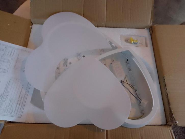 LED Plafondlamp Hartvormen - Romantische Verlichting, Huis en Inrichting, Lampen | Plafondlampen, Nieuw, Kunststof, Metaal, Ophalen of Verzenden