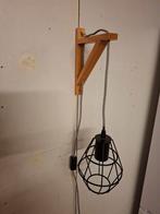 Wandlamp, Ophalen of Verzenden, Zo goed als nieuw, Hout