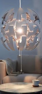 IKEA PS 2014 Death Star Lamp - Wit/Zilver - 52cm, Design, Ophalen of Verzenden, Zo goed als nieuw, Minder dan 100 cm