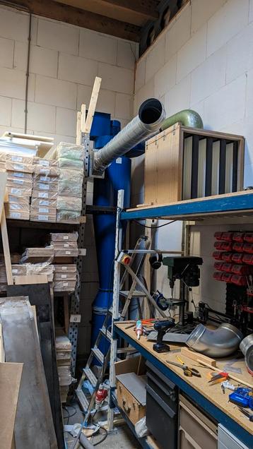 Cycloon afzuiger 180mm 2500m3/u beschikbaar voor biedingen