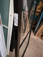 83x211,5cm binnendeur stomp Staal look zwart blank glas SL9, Ophalen, 80 tot 100 cm, ., Glas