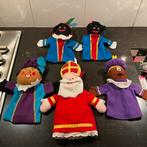 Zwarte Piet en Sinterklaas handpoppen, Ophalen of Verzenden, Gebruikt