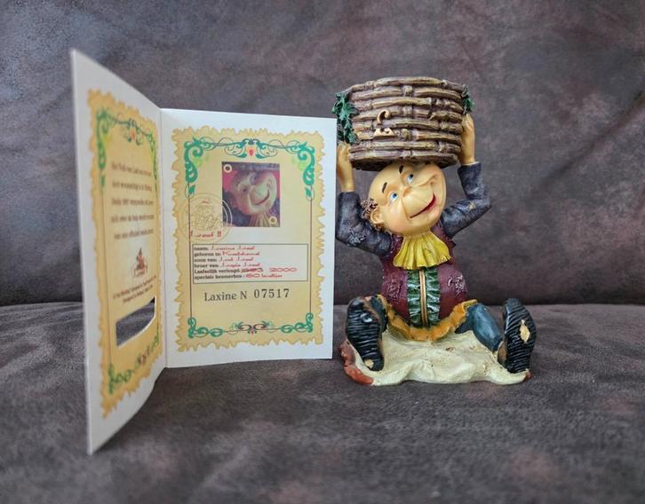 Efteling Laaf “Laxine” – Waxinelichthouder Laaf-Met paspoort, Verzamelen, Beelden en Beeldjes, Zo goed als nieuw, Laaf, Ophalen of Verzenden