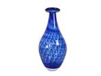 Murano - flesvaas - ingesloten luchtbellen - cobalt blauw, Antiek en Kunst, Antiek | Glas en Kristal, Ophalen of Verzenden