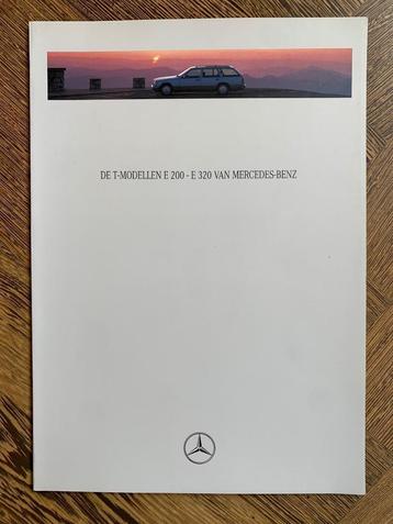 Folder, brochure Mercedes-Benz E 200 - E 320 S124 1994 beschikbaar voor biedingen