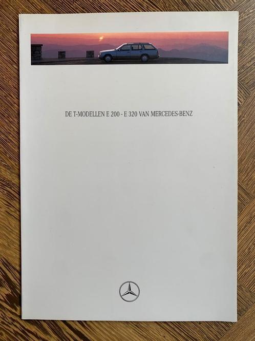 Folder, brochure Mercedes-Benz E 200 - E 320 S124 1994, Boeken, Auto's | Folders en Tijdschriften, Nieuw, Mercedes, Ophalen of Verzenden